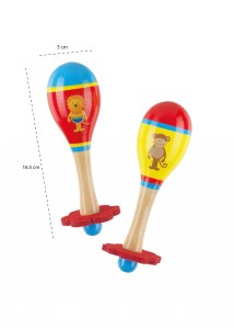 OT Lion & Monkey Maracas Set